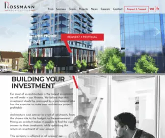 Rossmannarchitecture.ca(Rossmann Architecture) Screenshot