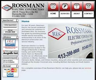 Rossmannelectric.com(Rossmann Electric Contractors) Screenshot