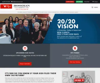 Rossmantax.com(Rossman Tax Service) Screenshot