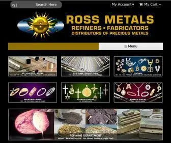 Rossmetals.com(Ross Metals) Screenshot