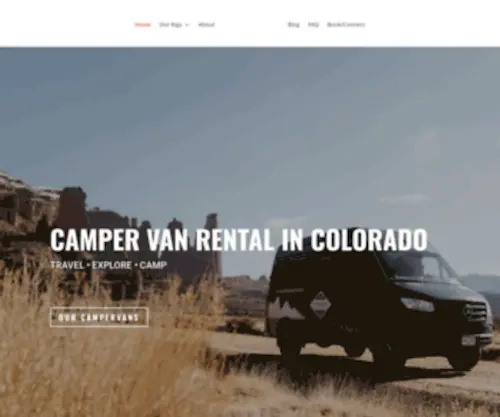 Rossmonsterrentals.com(Adventure Van Rentals in Colorado) Screenshot