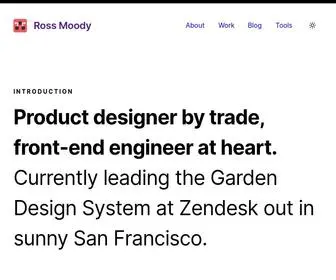 Rossmoody.com(Ross Moody) Screenshot