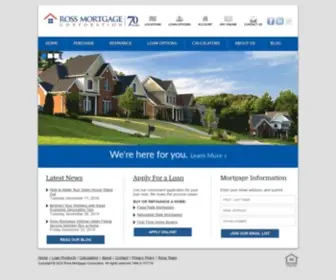 Rossmortgage.com(Ross Mortgage Corporation) Screenshot