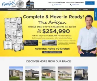 Rossnorthhomes.com.au(Ross North Homes) Screenshot