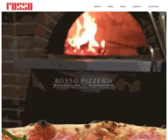 Rossopizzeria.com(Rosso Pizzeria) Screenshot