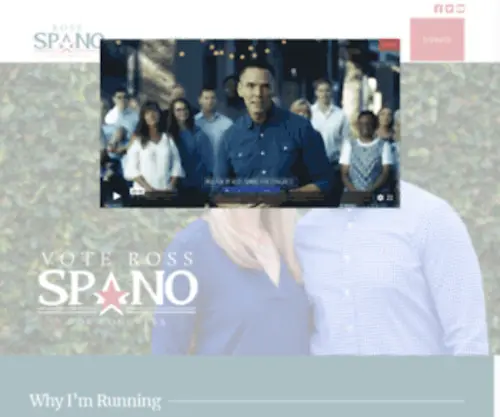 Rossspano.com(Vote Ross Spano) Screenshot