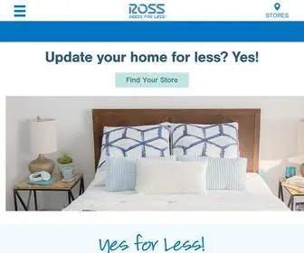 Rossstores.com(Ross Dress For Less) Screenshot