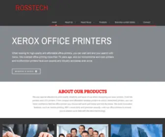 Rosstechnc.co.za(Xerox Partner) Screenshot