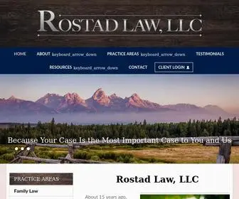 Rostadlaw.com(Rostad Law) Screenshot