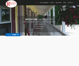 Rostay.com(The Inn at The Rostay in Bethel) Screenshot