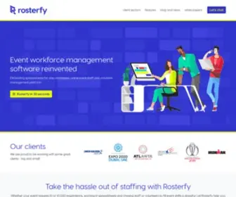 Rosterfy.com(Volunteer Management Software) Screenshot