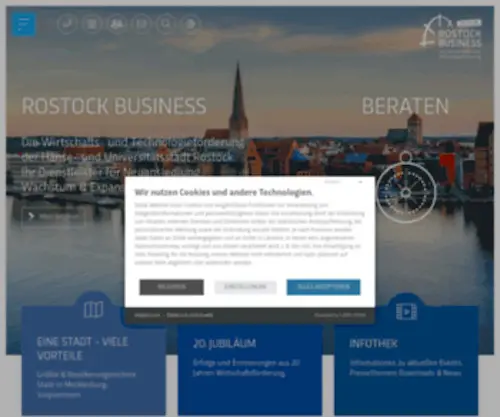 Rostock-Business.com(Rostock Business) Screenshot