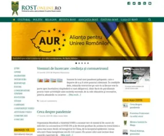 Rostonline.ro(Revista Rost) Screenshot