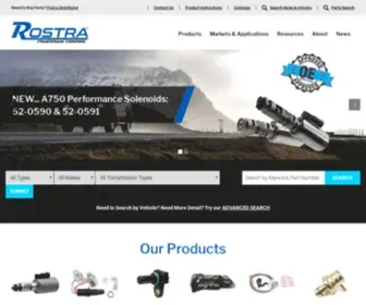 Rostrapowertrain.com(Rostra Powertrain Controls) Screenshot