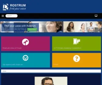 Rostrum.com.au(Build your confidence in public speaking) Screenshot