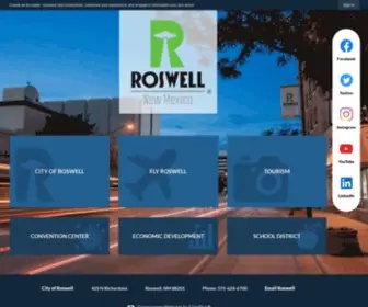 Roswell-NM.gov(City of Roswell) Screenshot