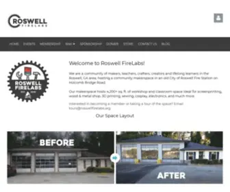 Roswellfirelabs.org(Roswell Firelabs) Screenshot