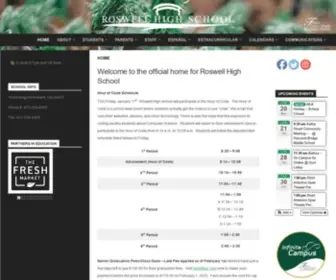 Roswellhornets.org(Roswell High School) Screenshot