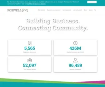 Roswellinc.org(Roswell Inc) Screenshot
