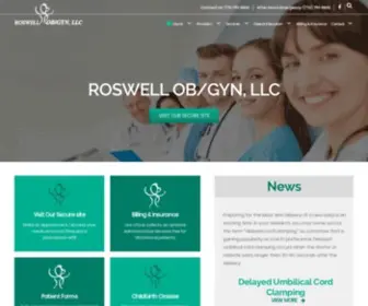 Roswellobgyn.org(OBGYN Atlanta) Screenshot