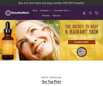 Rosyradiant.com(Vitamin C serum) Screenshot