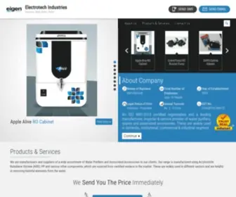 Rosystemdelhi.com(Electrotech Industries) Screenshot