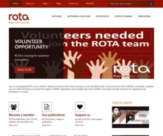 Rota.org.uk(Race On The Agenda) Screenshot