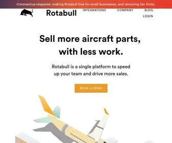 Rotabull.com(Sell more aircraft parts with ease. Rotabull) Screenshot