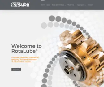 Rotalube.com(Industrial chain lubrication systems Rotalube) Screenshot