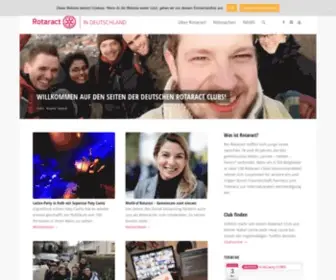 Rotaract.de(Rotaract in Deutschland) Screenshot