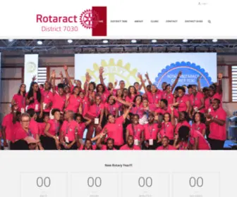 Rotaract7030.org(Rotaract District 7030) Screenshot