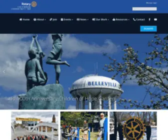 Rotary-Belleville.org(Rotary Belleville) Screenshot