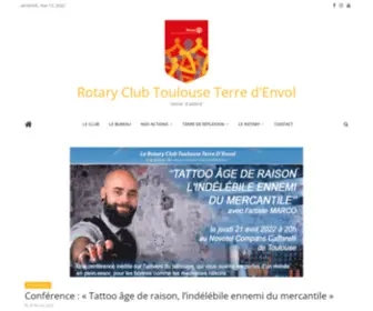Rotary-Terre-Envol.fr(Rotary Club Toulouse Terre d'Envol) Screenshot