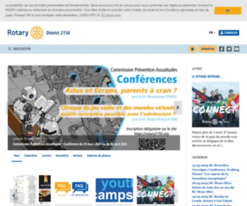 Rotary2150.org(Rotary) Screenshot