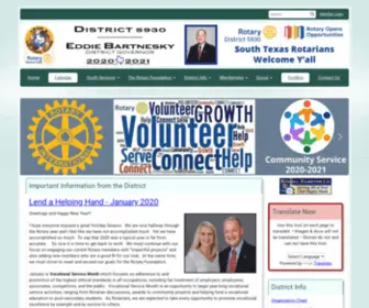 Rotary5930.org(District 5930) Screenshot