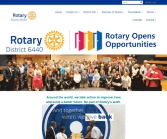 Rotary6440.org(Rotary District 6440) Screenshot