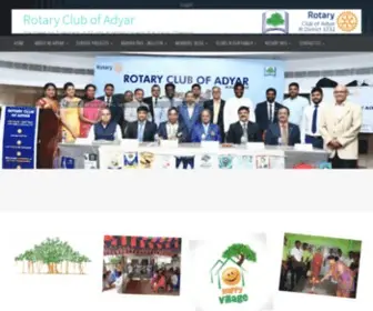 Rotaryadyar.com(Rotary Club of Adyar) Screenshot