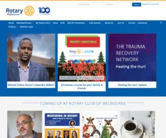 Rotaryclubofmelbourne.org.au(Rotary Club of Melbourne) Screenshot