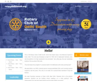 Rotarydelhisouth.org(rotarydelhisouth) Screenshot