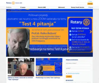 Rotarydistrict2483.org(Rotary District 2483) Screenshot