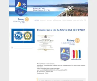 Rotaryeclubcotedazur1730.org(Rotary E) Screenshot