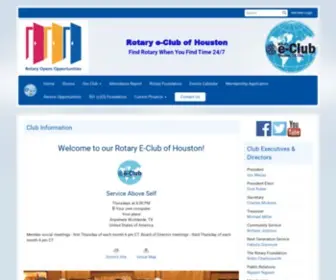 Rotaryeclubhouston.org(Rotary e) Screenshot