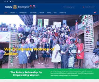 Rotaryempoweringwomen.org(The Rotary Fellowship for Empowering Women) Screenshot