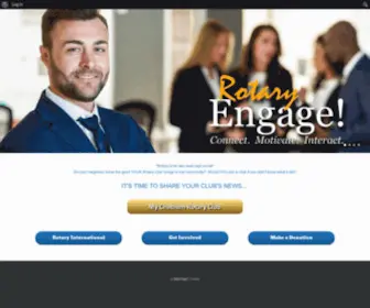 Rotaryengage.com(Connect) Screenshot