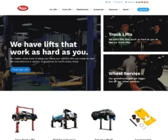 Rotarylift.com(Rotary Lift) Screenshot