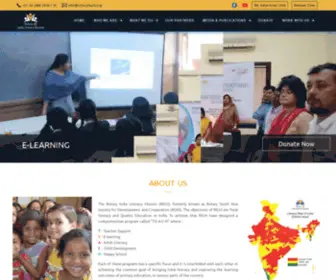 Rotaryteach.org(Rotary India Literacy Mission) Screenshot