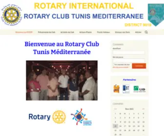 Rotarytunismed.org(Bienvenue) Screenshot