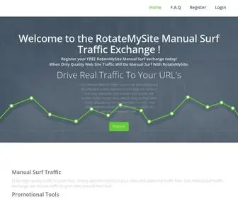 Rotatemysite.com(Get Paid to Surf) Screenshot