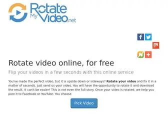 Rotatemyvideo.net(Rotate Video online) Screenshot