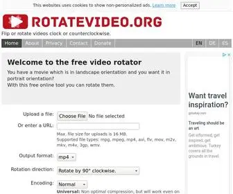 Rotatevideo.org(Online Video Rotator) Screenshot